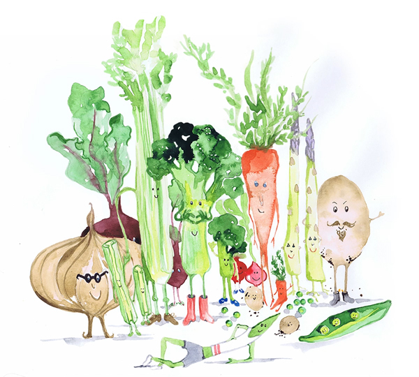 The Free Folk Veggie Team, ready to anser your questions :)